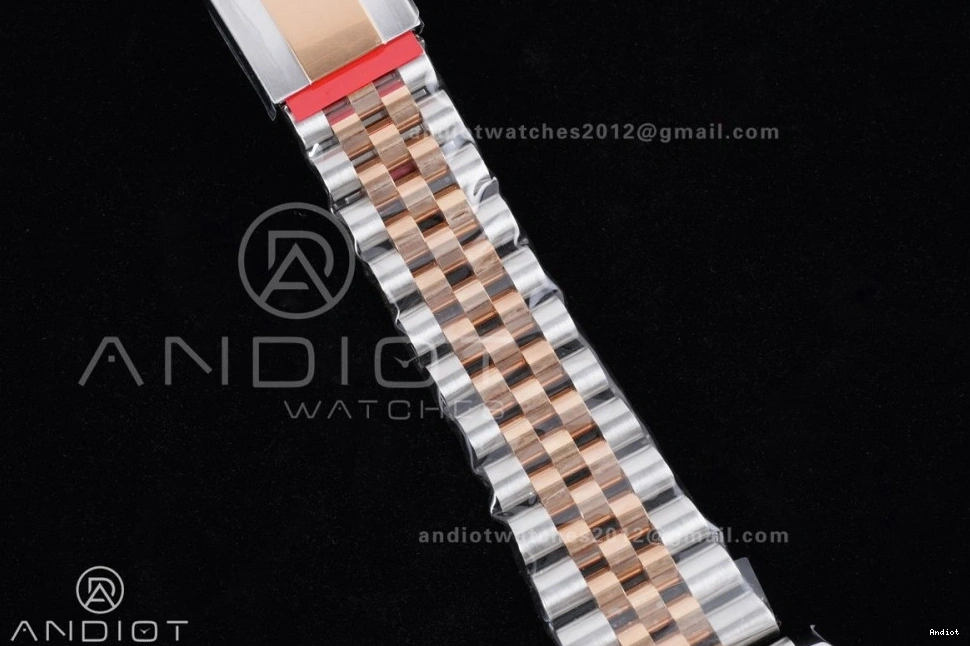 126331 Best SH3235 RG Jubilee Diamonds 1:1 SS DateJust Steel 41 on Dial Bracelet RG Edition Clean 904L 0325